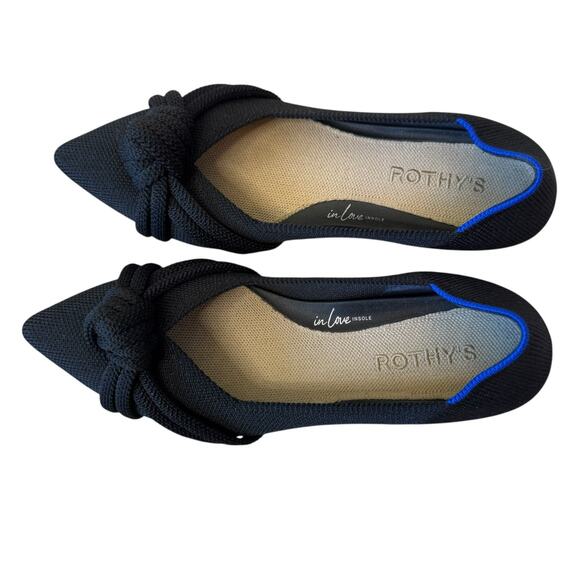 ROTHYS The Knot Point II Black Size 6 - Picture 5 of 8
